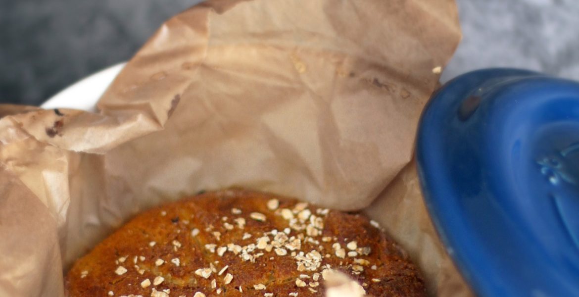 Pão de aveia de fermentação natural