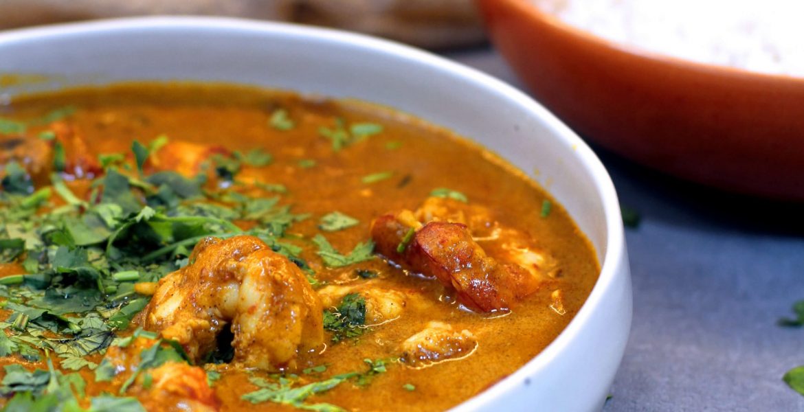 Caril de Camarão (versão rápida)