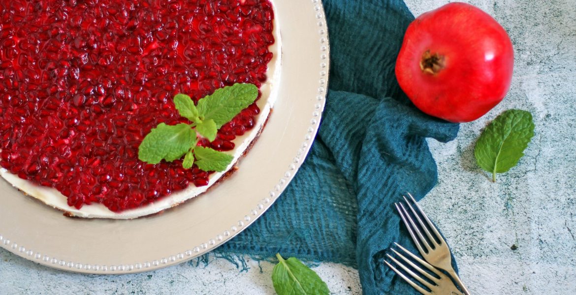 Cheesecake romã do amor