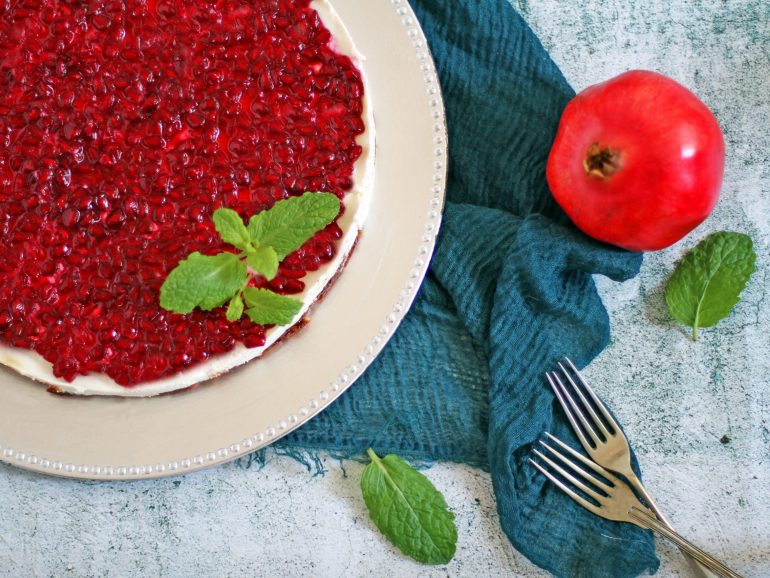 Cheesecake romã do amor