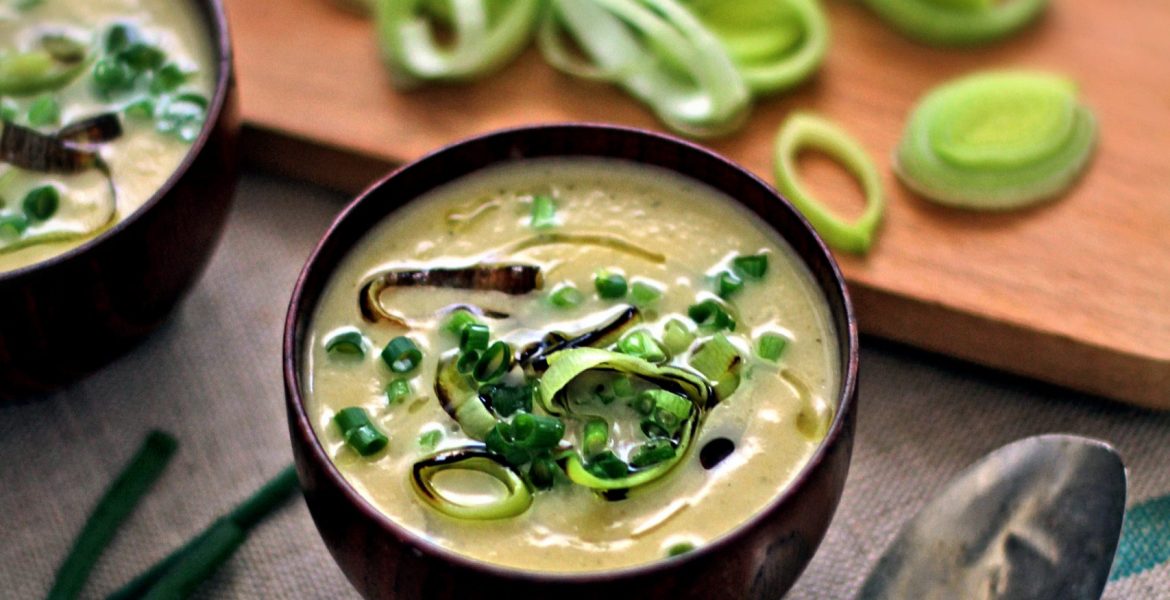 Sopa de alho francês